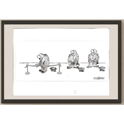 Tomislav Ozanic 29x21cm Orijinal Karikatür BOD04797