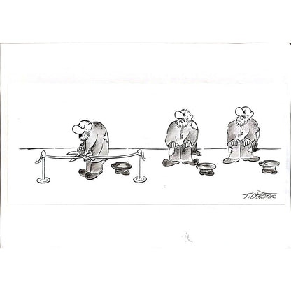 Tomislav Ozanic 29x21cm Orijinal Karikatür BOD04797