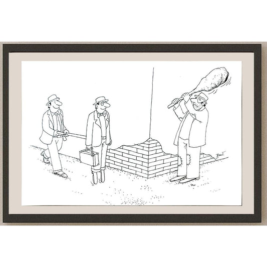 Jan Bubla 29x21cm Orijinal Karikatür BOD04804