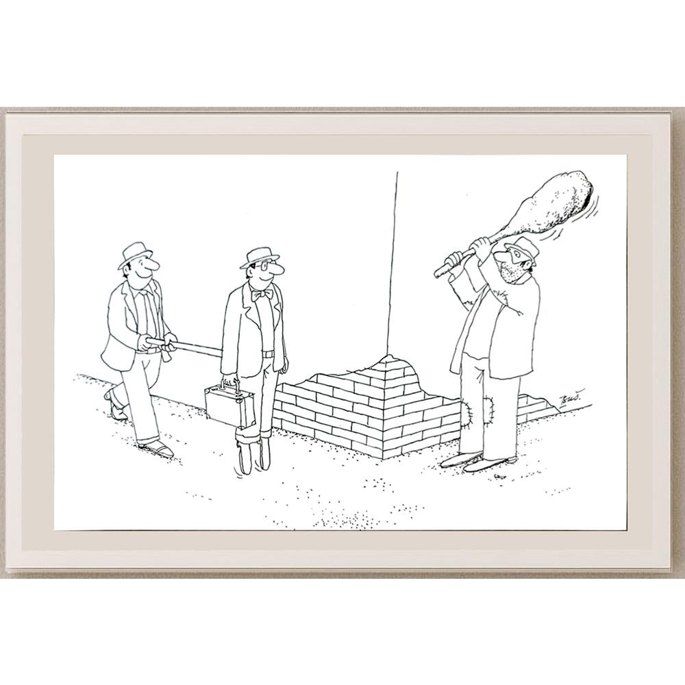 Jan Bubla 29x21cm Orijinal Karikatür BOD04804