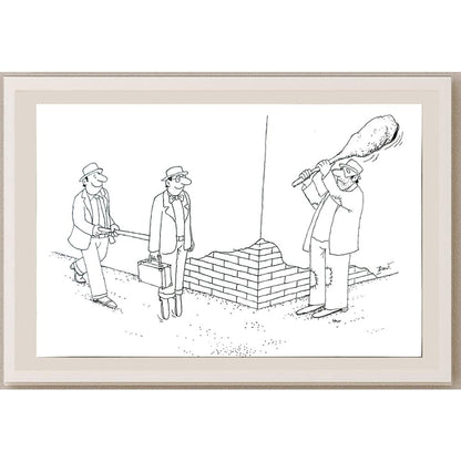 Jan Bubla 29x21cm Orijinal Karikatür BOD04804