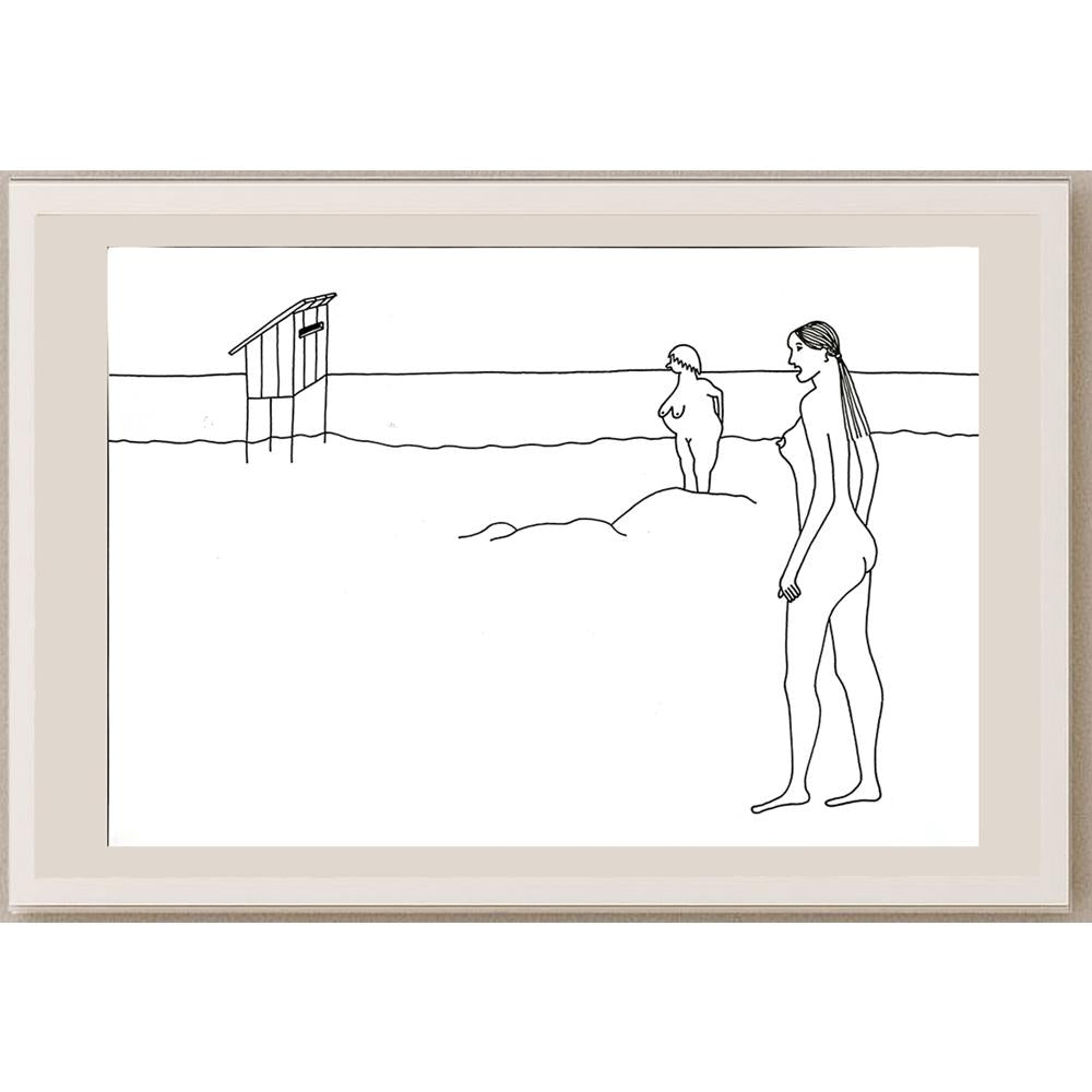 Jindrich Otta 29x21cm Orijinal Karikatür BOD04806