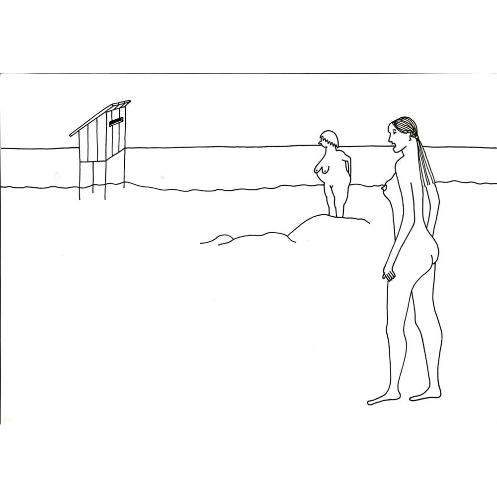 Jindrich Otta 29x21cm Orijinal Karikatür BOD04806