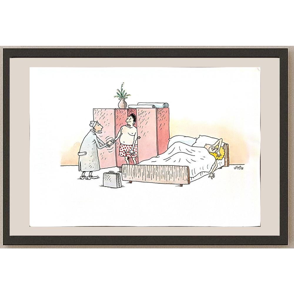 Yury Tylindus 29x21cm Orijinal Karikatür BOD04808