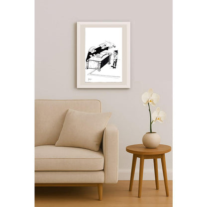 Miroslav Jakovljev 29x21cm Orijinal Karikatür BOD04812