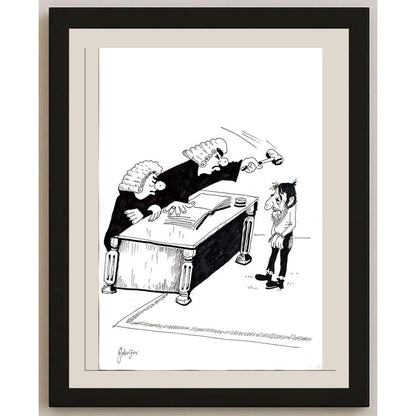 Miroslav Jakovljev 29x21cm Orijinal Karikatür BOD04812