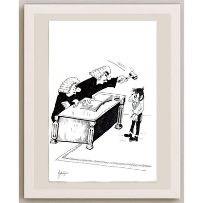 Miroslav Jakovljev 29x21cm Orijinal Karikatür BOD04812