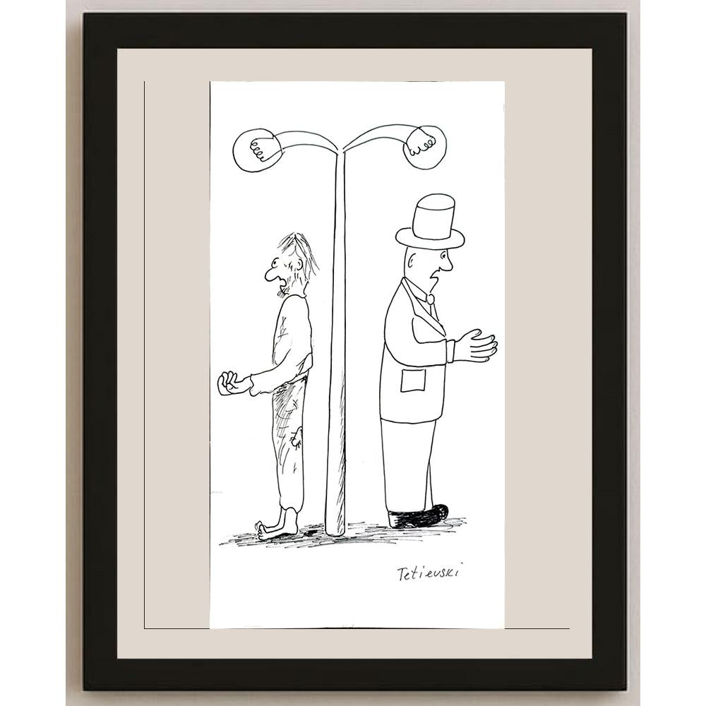 Michael Tetievski 30x17cm Orijinal Karikatür BOD04822