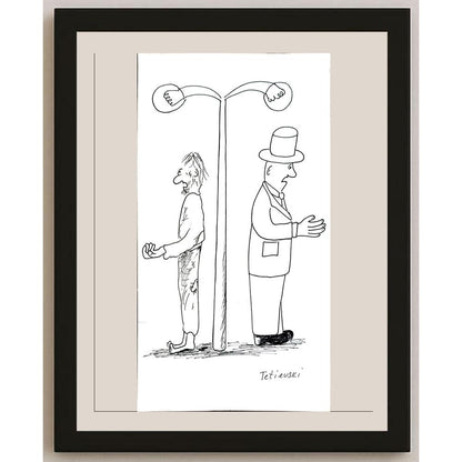 Michael Tetievski 30x17cm Orijinal Karikatür BOD04822
