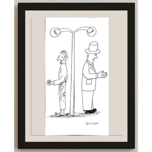 Michael Tetievski 30x17cm Orijinal Karikatür BOD04822
