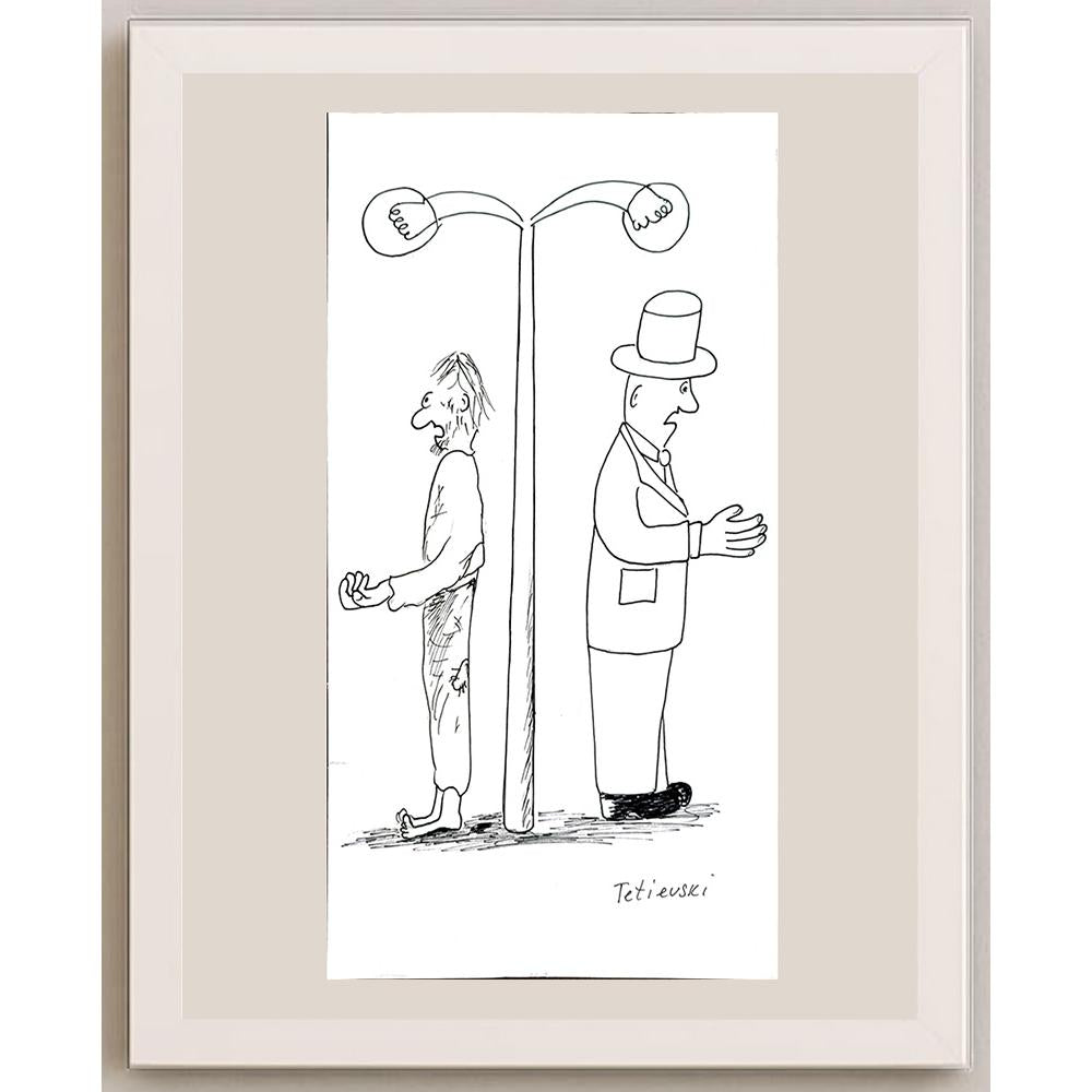 Michael Tetievski 30x17cm Orijinal Karikatür BOD04822