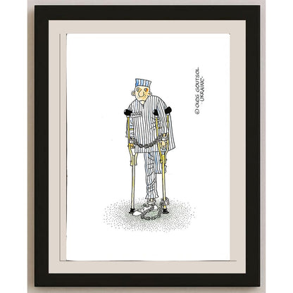 Oleg Goutsol 29x21cm Orijinal Karikatür BOD04823