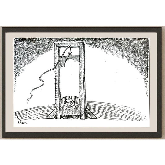 Delbar Man 21x15cm Orijinal Karikatür BOD04824