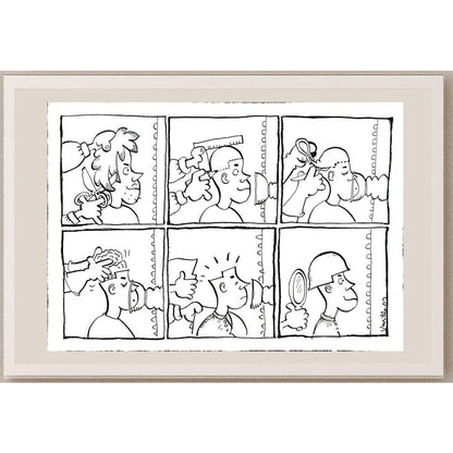 Jorge Varas Varilla 29x21cm Orijinal Karikatür BOD04825
