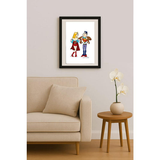 Tim Ernst 29x21cm Orijinal Karikatür BOD04829