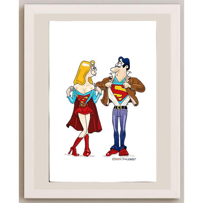 Tim Ernst 29x21cm Orijinal Karikatür BOD04829