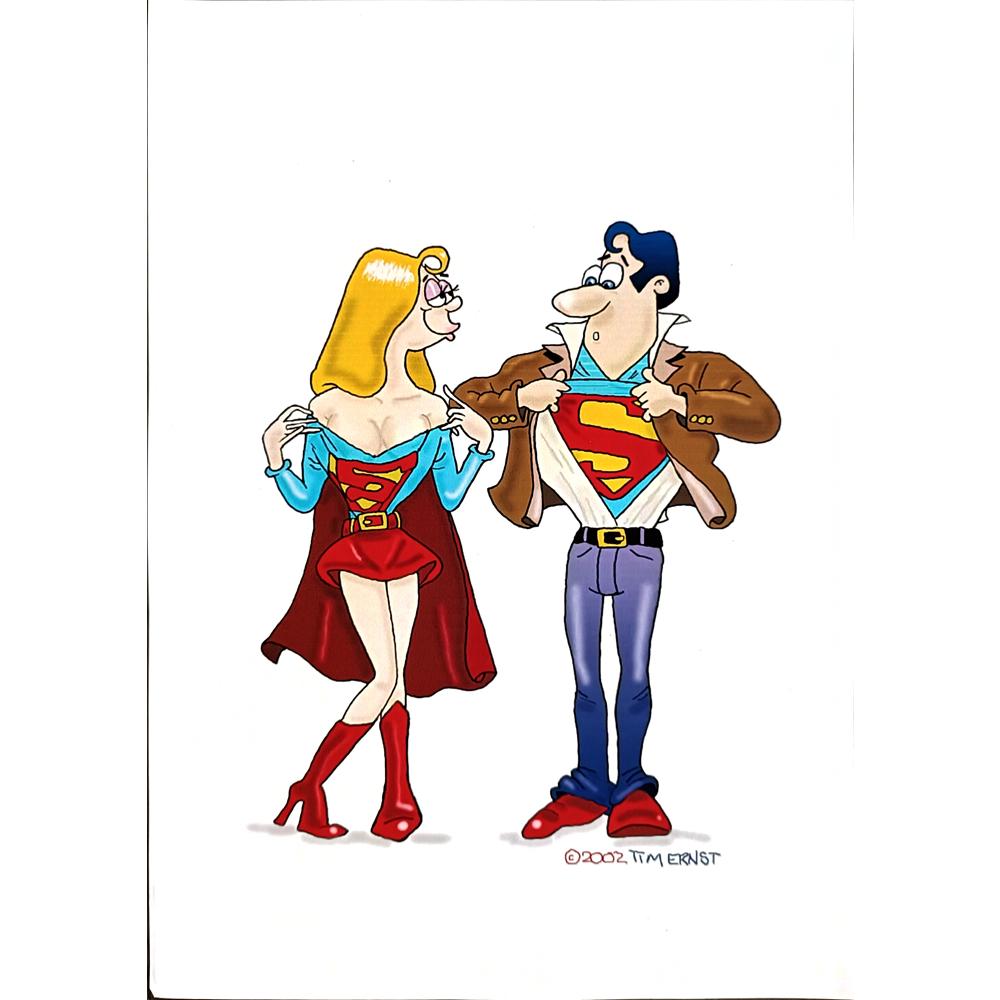 Tim Ernst 29x21cm Orijinal Karikatür BOD04829