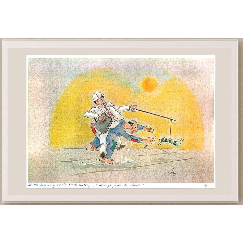 Irina Iosip 29x21cm Orijinal Karikatür BOD04830