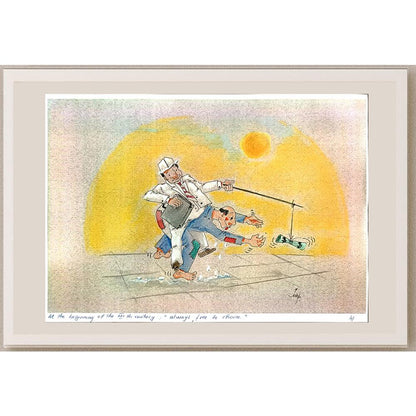 Irina Iosip 29x21cm Orijinal Karikatür BOD04830