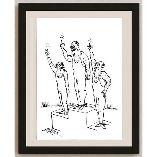 Frantisek Kratochvil 29x21cm Orijinal Karikatür BOD04834