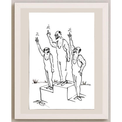 Frantisek Kratochvil 29x21cm Orijinal Karikatür BOD04834
