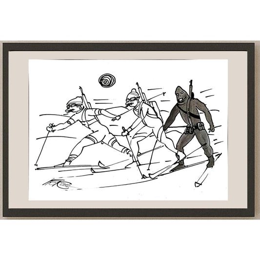 Frantisek Kratochvil 29x21cm Orijinal Karikatür BOD04837