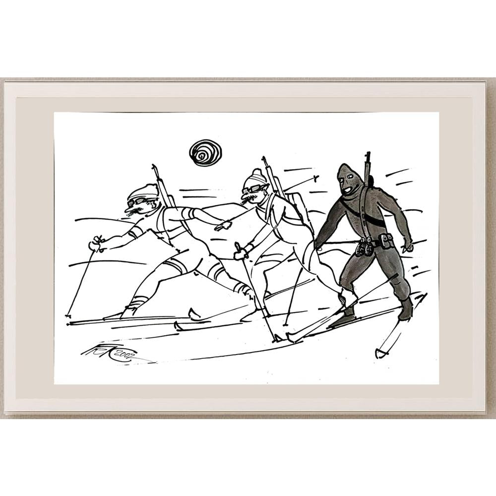 Frantisek Kratochvil 29x21cm Orijinal Karikatür BOD04837