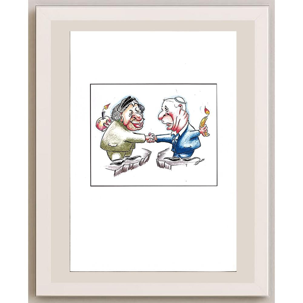 Willem Henkes 29x21cm Orijinal Karikatür BOD04842