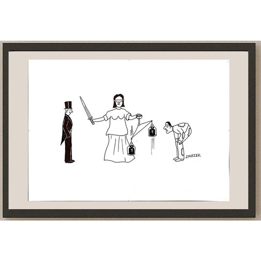 Stanko Zmazek 29x21cm Orijinal Karikatür BOD04849