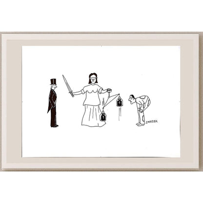 Stanko Zmazek 29x21cm Orijinal Karikatür BOD04849