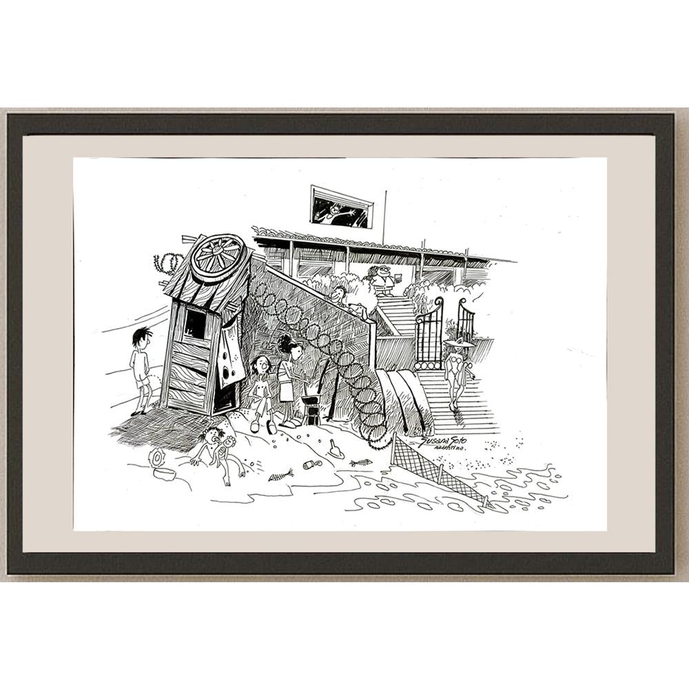 Susana Soto 29x21cm Orijinal Karikatür BOD04862