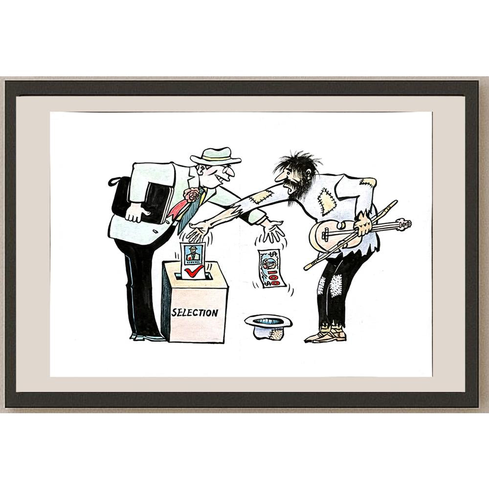 Feng Hui Cang 29x21cm Orijinal Karikatür BOD04864