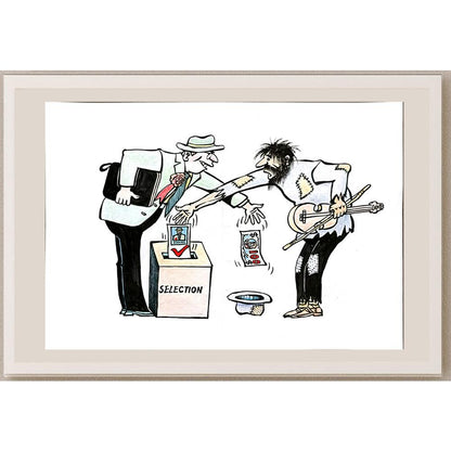 Feng Hui Cang 29x21cm Orijinal Karikatür BOD04864