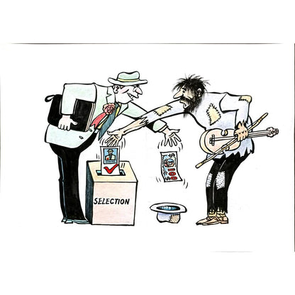 Feng Hui Cang 29x21cm Orijinal Karikatür BOD04864