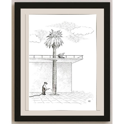 Yuri Ochakovski 29x21cm Orijinal Karikatür BOD04865