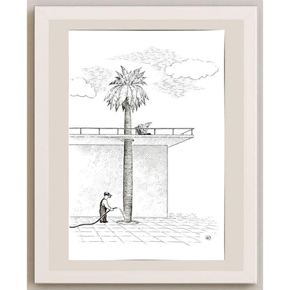 Yuri Ochakovski 29x21cm Orijinal Karikatür BOD04865