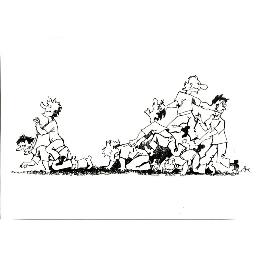 Mirontchyj Laime 29x21cm Orijinal Karikatür BOD04870