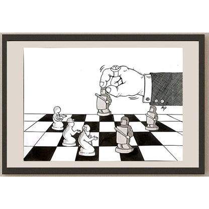 Andrey Nedyal 29x21cm Orijinal Karikatür BOD04871