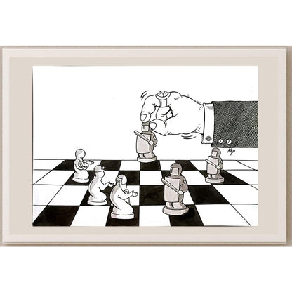 Andrey Nedyal 29x21cm Orijinal Karikatür BOD04871