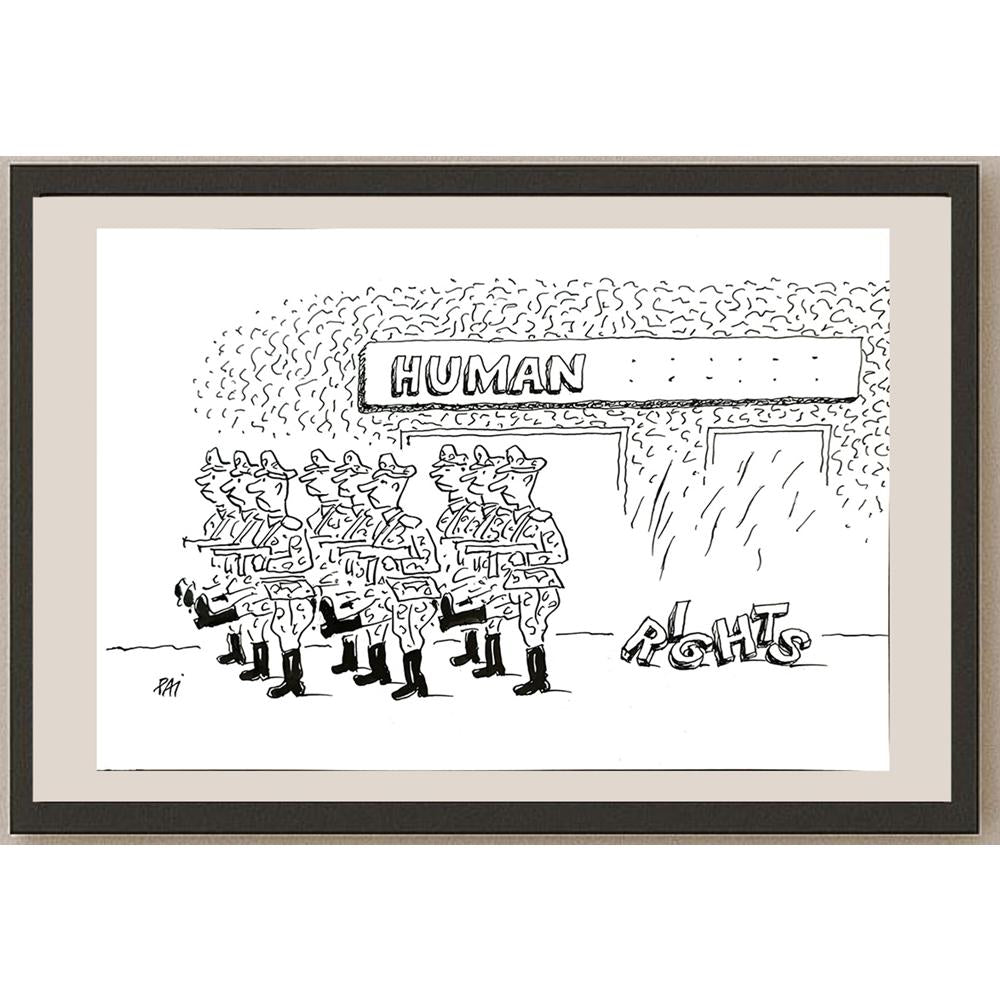 Julian Pena Pai 29x21cm Orijinal Karikatür BOD04872