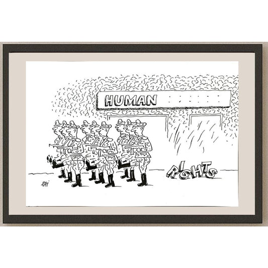 Julian Pena Pai 29x21cm Orijinal Karikatür BOD04872