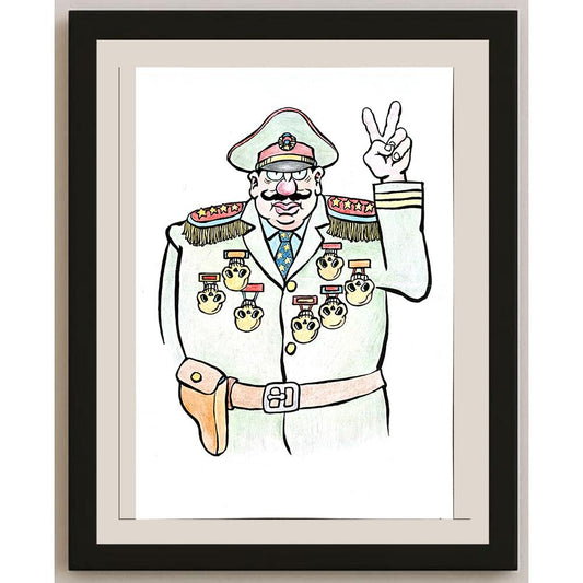 Feng Hui Cang 29x21cm Orijinal Karikatür BOD04876