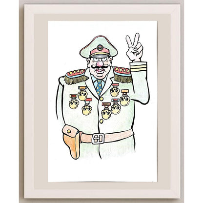 Feng Hui Cang 29x21cm Orijinal Karikatür BOD04876