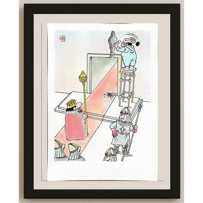 Yang Shushan 29x21cm Orijinal Karikatür BOD04877