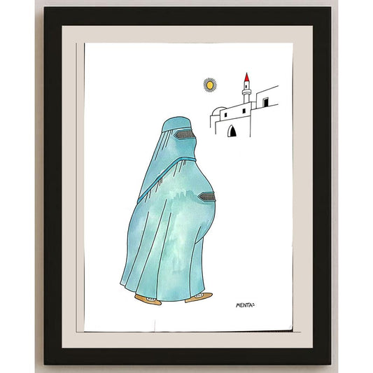 Mendiguren Tarres Luis 29x21cm Orijinal Karikatür BOD04885