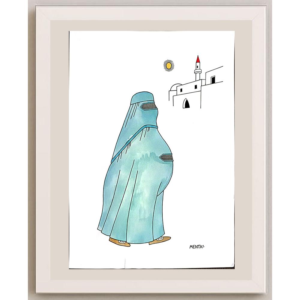 Mendiguren Tarres Luis 29x21cm Orijinal Karikatür BOD04885