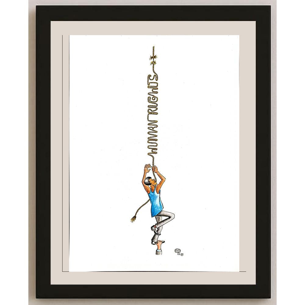 Erwin Pischel 29x21cm Orijinal Karikatür BOD04886