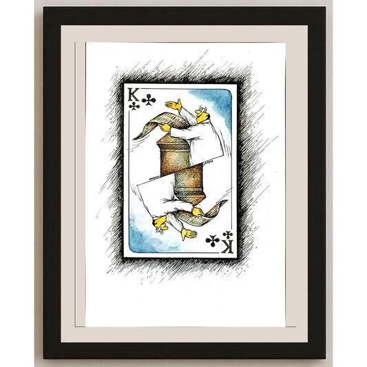 Vladimiras Beresniovas 29x21cm Orijinal Karikatür BOD04887