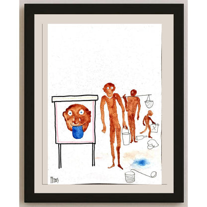 Fedor Kritovak 29x21cm Orijinal Karikatür BOD04889