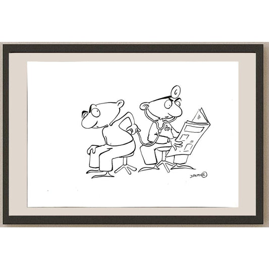 Damir Novak 29x21cm Orijinal Karikatür BOD04891